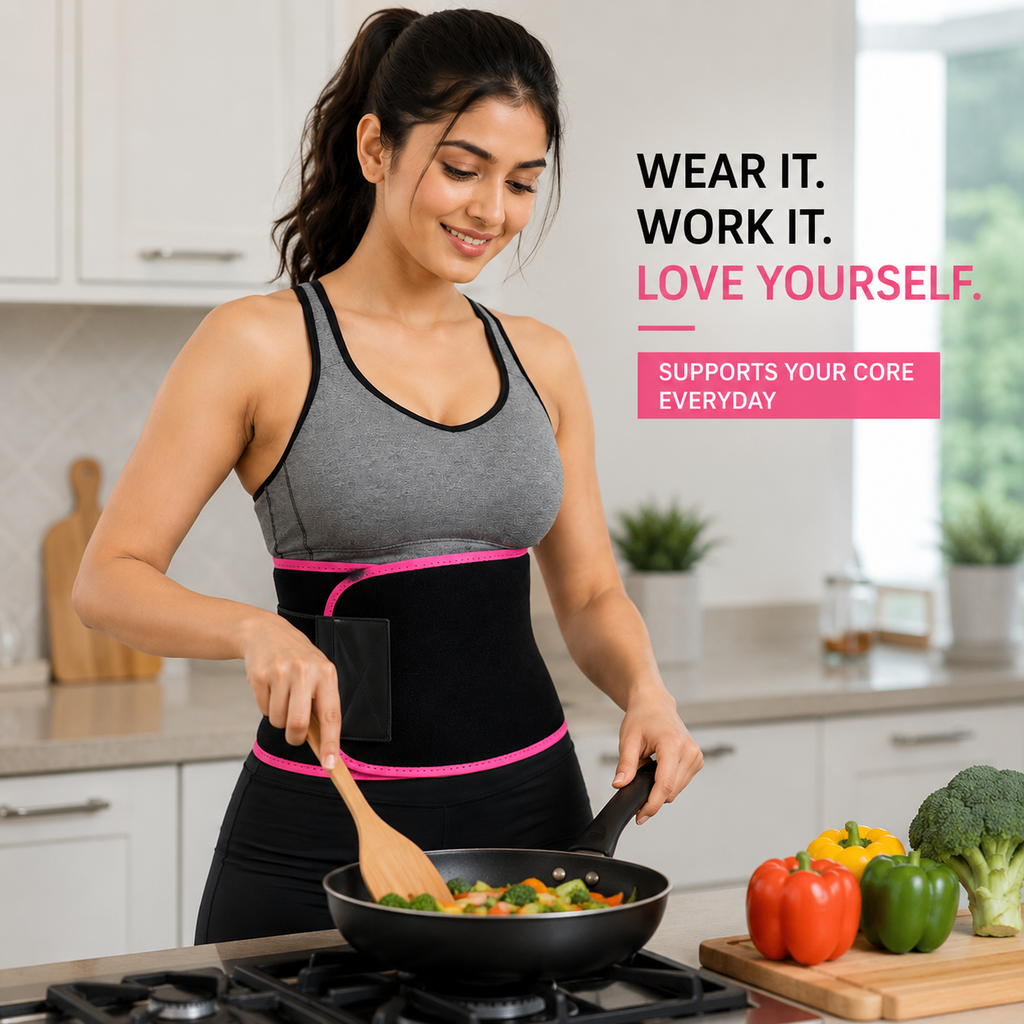 CoreFlex™ Waist Trimmer Belt with Back Support