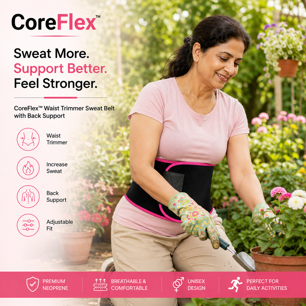 CoreFlex™ Waist Trimmer Belt with Back Support